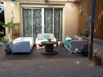 Gîte à Retournac O fil de l'o terrasse