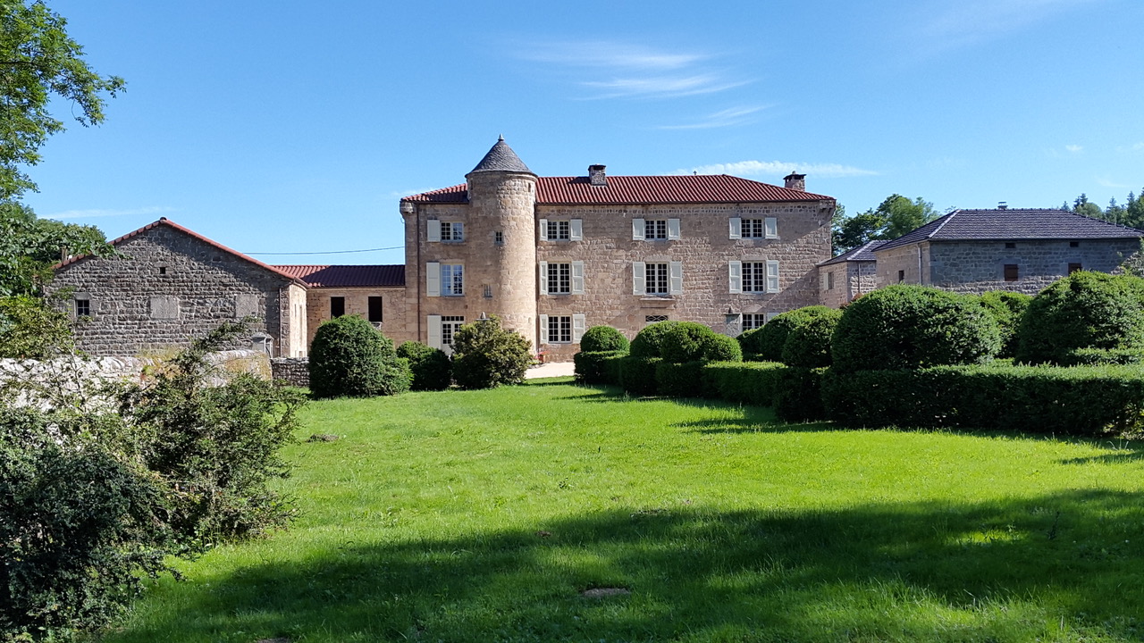 Château de La Planche vue des jardins