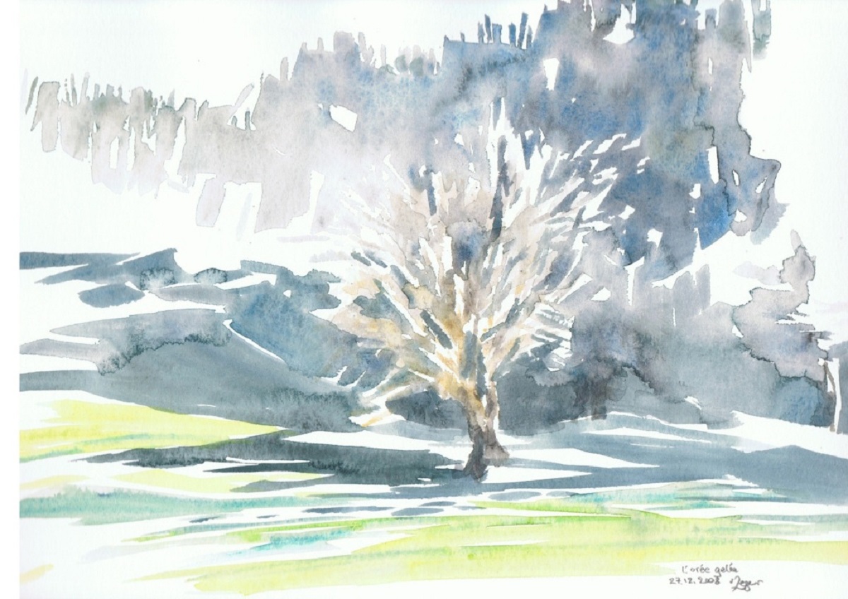 Aquarelle Miche l Léger