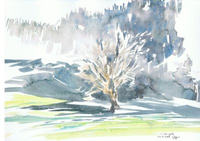 Aquarelle Miche l Léger