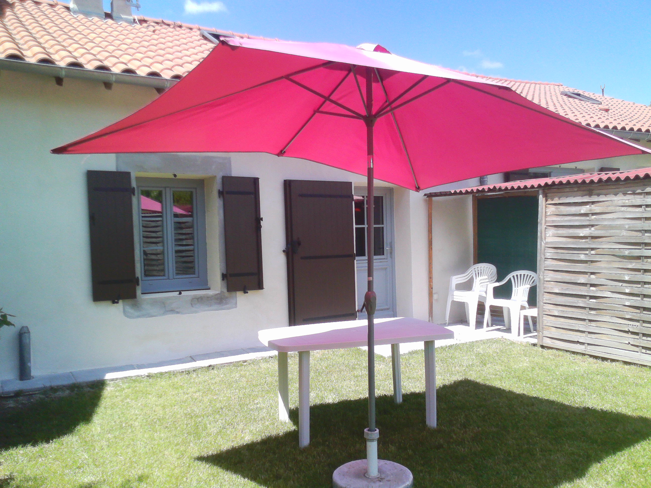 Jardin privé du gîte