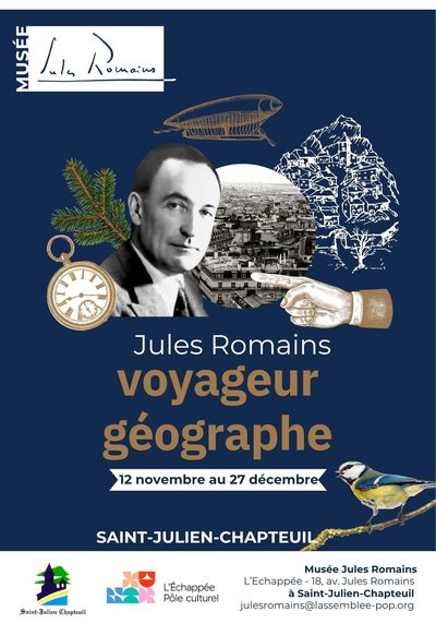 Expo "Jules Romains - voyageur scénographe"_Saint-Julien-Chapteuil